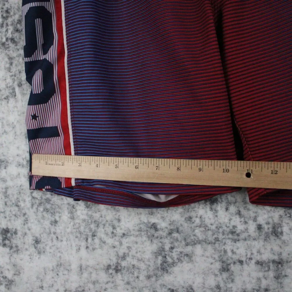 Hurley Board Shorts Mens 33 Blue USA Olympic Team Phantom Swim Trunks Quick Dry